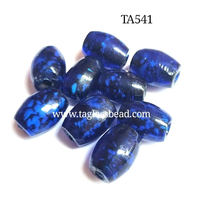 SILVER FOIL SMALL SIZE  GLASS BEADS