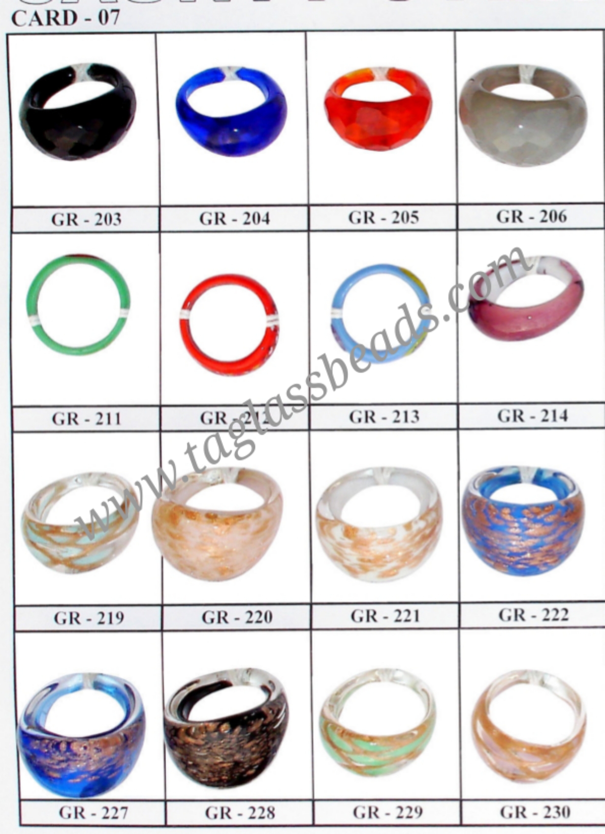 Glass Rings