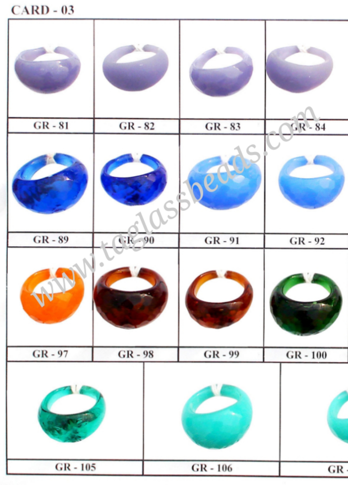 Glass Rings