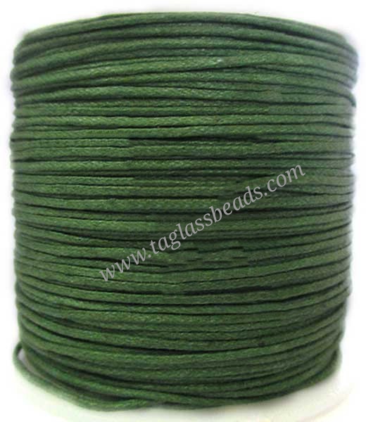 Cotton Wax Cord - Round Size 0.5 mm to 5.0 mm