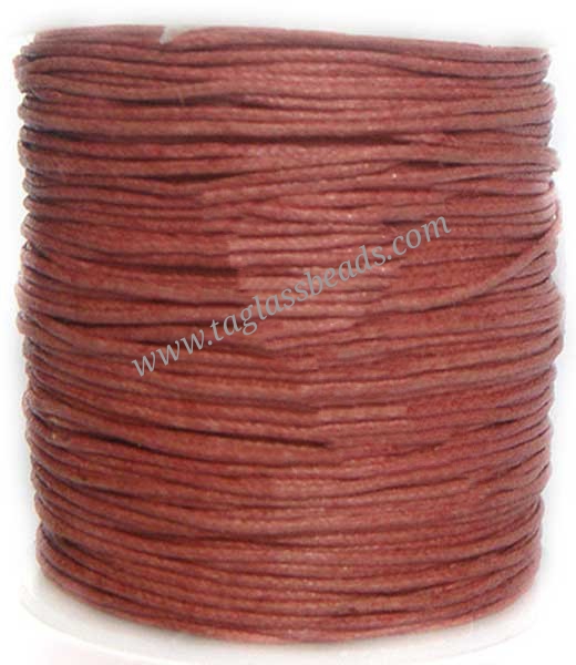 Cotton Wax Cord - Round Size 0.5 mm to 5.0 mm