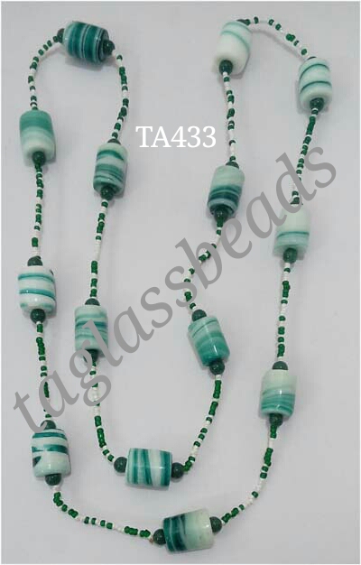 Metal beads 204