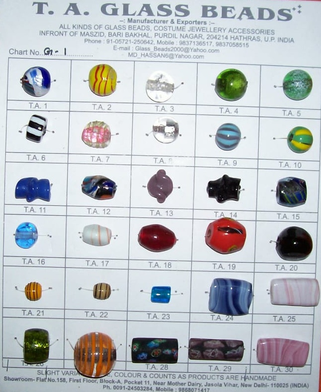 NORMAL PLAIN GLASS BEADS