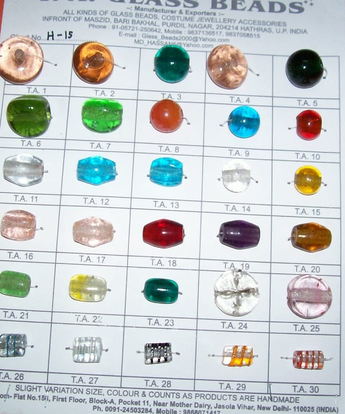 NORMAL PLAIN GLASS BEADS