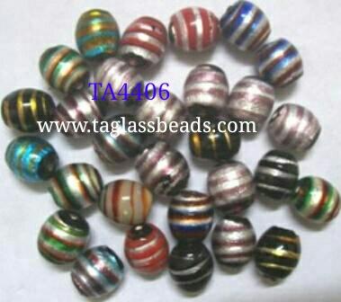 SILVER FOIL SMALL SIZE MIX BEADS