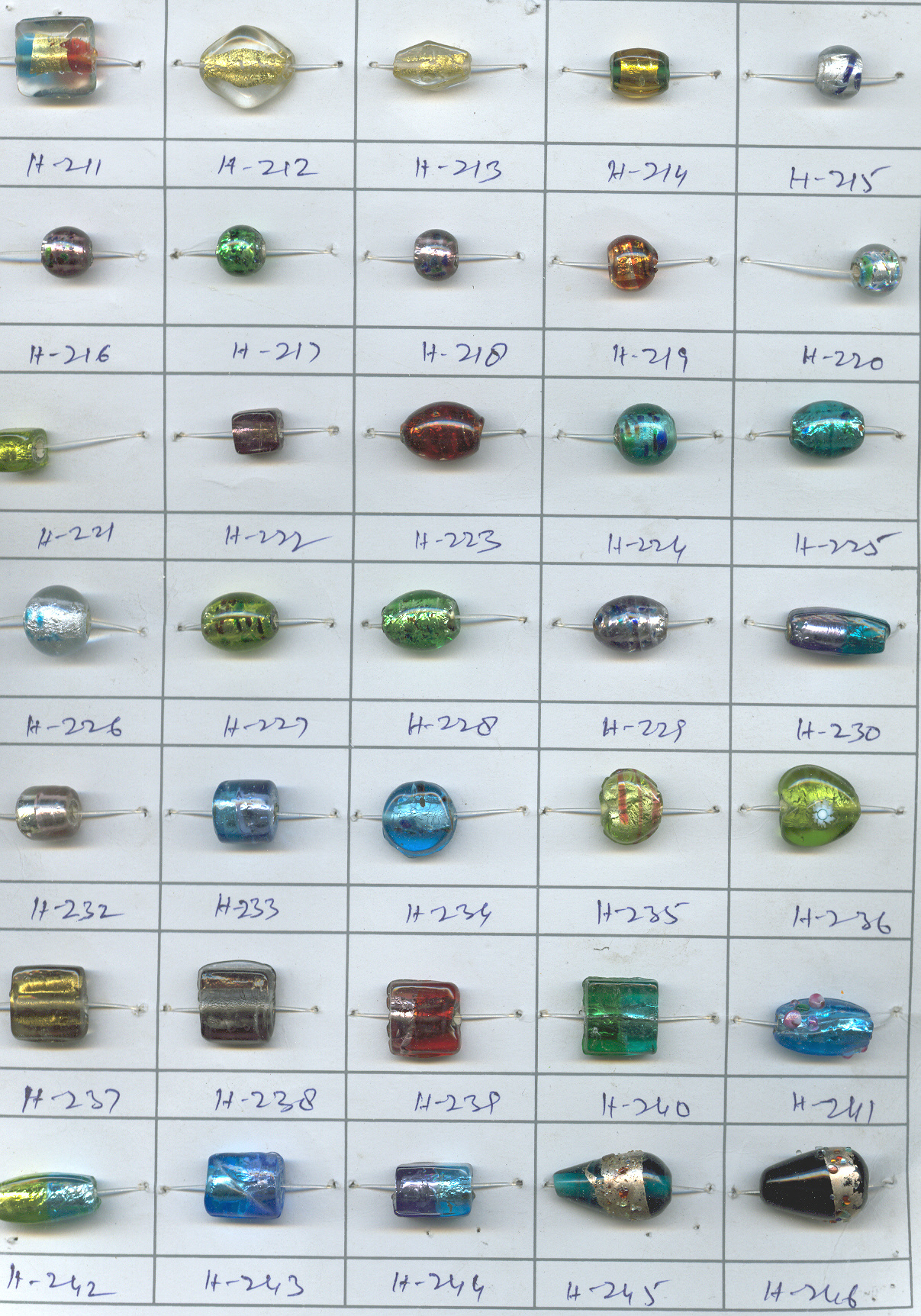 SILVER FOIL BEADS