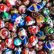 LAMPWORK MILLIFIORY BEADS