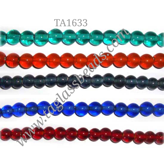 BASIC PLAIN GLASS BEADS