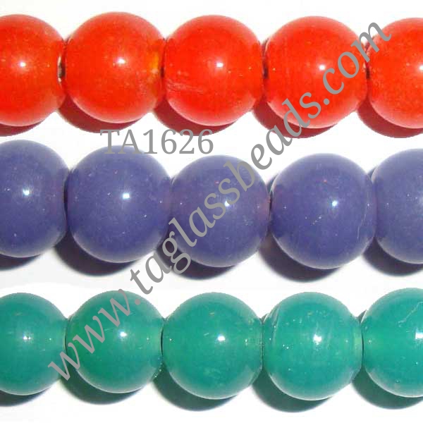 BASIC PLAIN GLASS BEADS