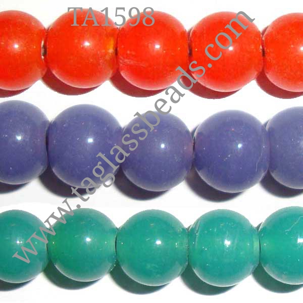 BASIC PLAIN GLASS BEADS