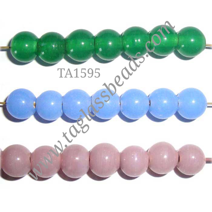 BASIC PLAIN GLASS BEADS