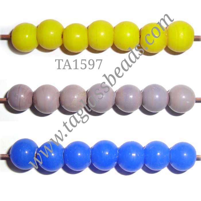 BASIC PLAIN GLASS BEADS