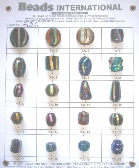 FURNACE MILLIFIORI GLASS BEADS