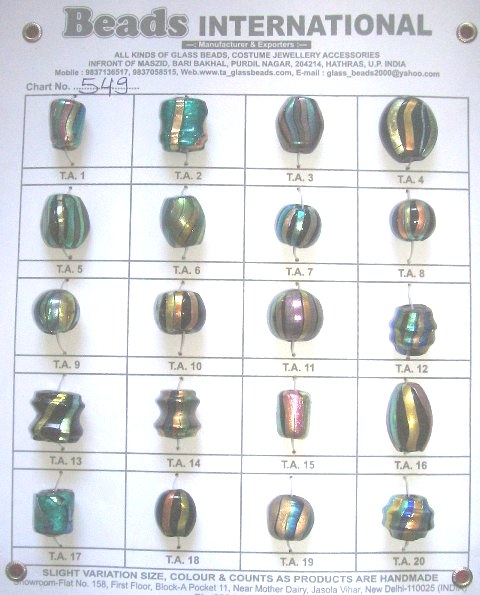 FURNACE MILLIFIORI GLASS BEADS