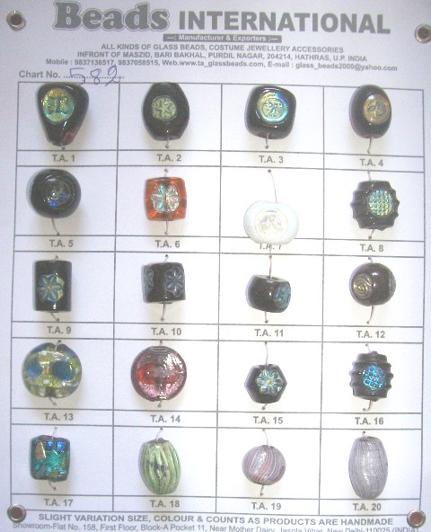 FURNACE MILLIFIORI GLASS BEADS