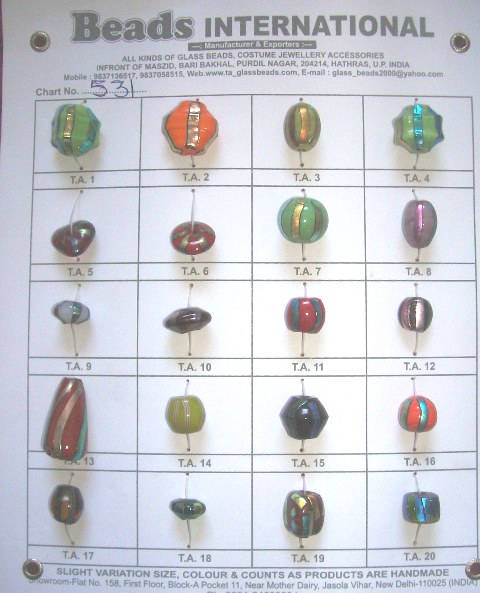 FURNACE MILLIFIORI GLASS BEADS