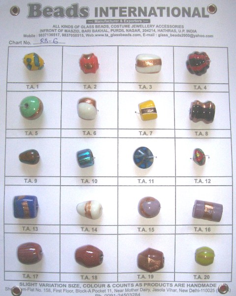 FURNACE MILLIFIORI GLASS BEADS