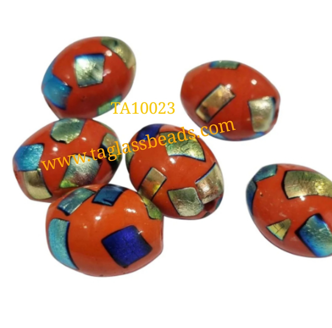 FURNACE MILLIFIORI GLASS BEADS