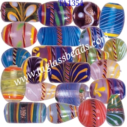 GOLD STONE GLASS BEADS