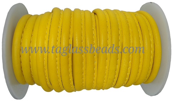 Stitched Leather Cord  Size	3.0 mm to 5.0 mm