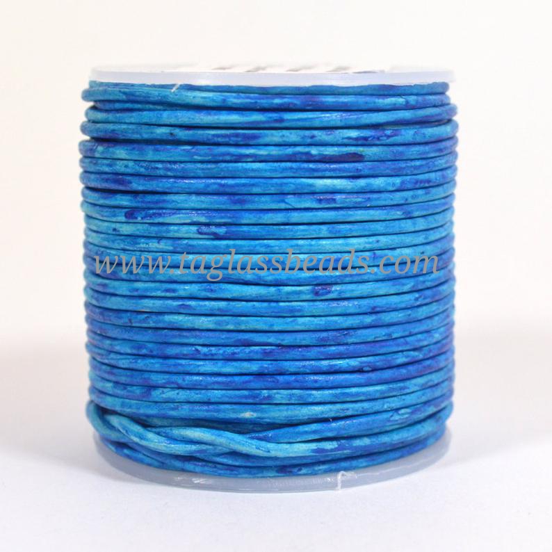 Leather Round New Double Tone Cords Size 0.5 mm to 5.0 mm