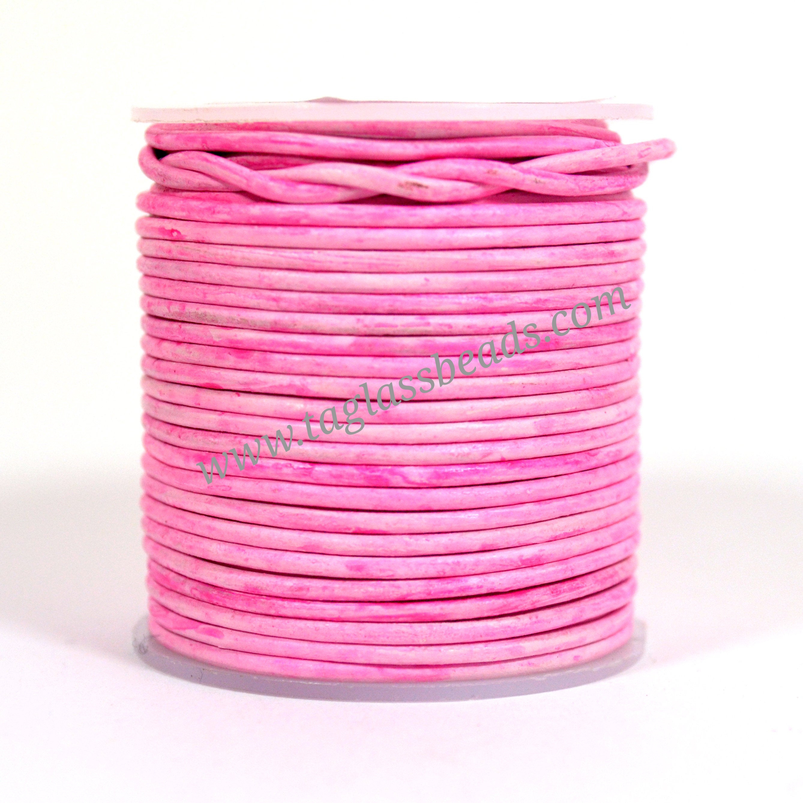 Leather Round New Double Tone Cords Size 0.5 mm to 5.0 mm
