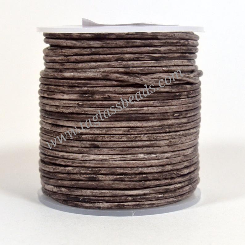 Leather Round New Double Tone Cords Size 0.5 mm to 5.0 mm