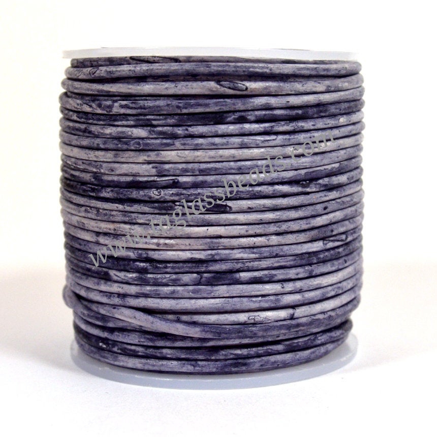 Leather Round New Double Tone Cords Size 0.5 mm to 5.0 mm