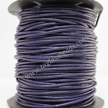 Round Leather Cord Sizes Avl : 0.5 mm to 5.0 mm