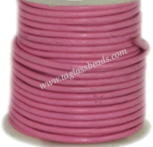 Round Leather Cord Sizes Avl : 0.5 mm to 5.0 mm