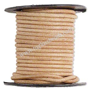 Round Leather Cord Sizes Avl : 0.5 mm to 5.0 mm