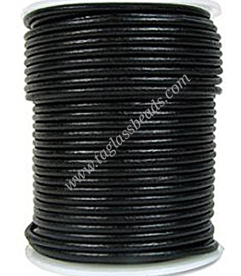 Round Leather Cord Sizes Avl : 0.5 mm to 5.0 mm