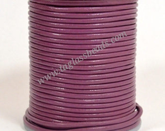 Round Leather Cord Sizes Avl : 0.5 mm to 5.0 mm