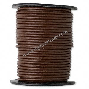Round Leather Cord Sizes Avl : 0.5 mm to 5.0 mm