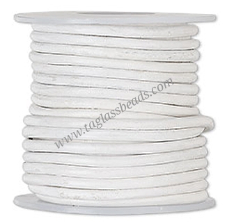 Round Leather Cord Sizes Avl : 0.5 mm to 5.0 mm