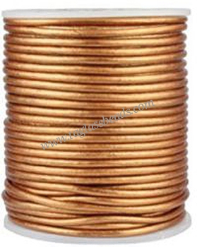 Round Leather Cord Sizes Avl : 0.5 mm to 5.0 mm