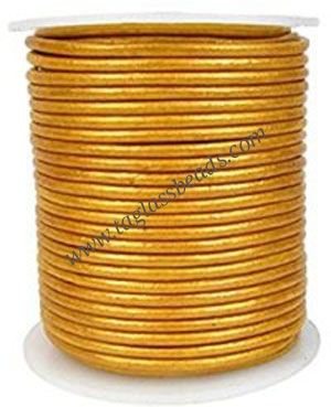 Round Leather Cord Sizes Avl : 0.5 mm to 5.0 mm
