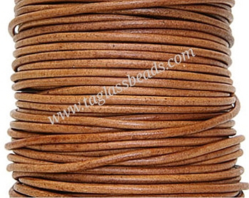 Round Leather Cord Sizes Avl : 0.5 mm to 5.0 mm