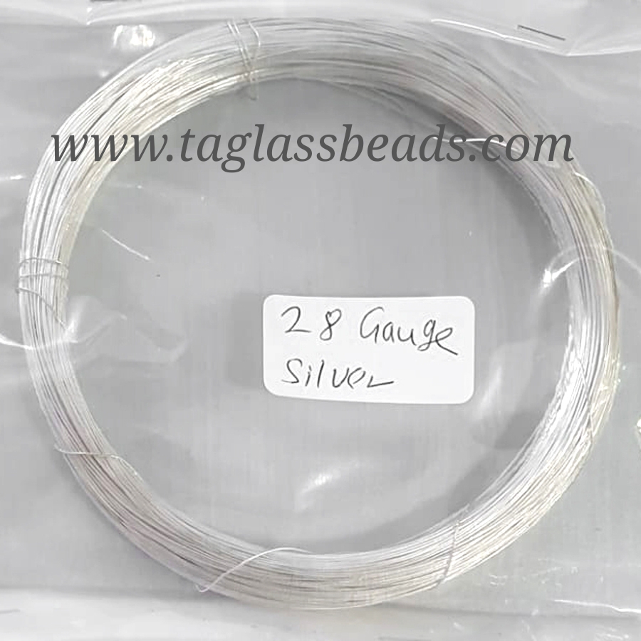 30 Gauge - Brass Wire Silver Price : $ 1.9 / Pkt Min. Order Quantity 10 Pkt