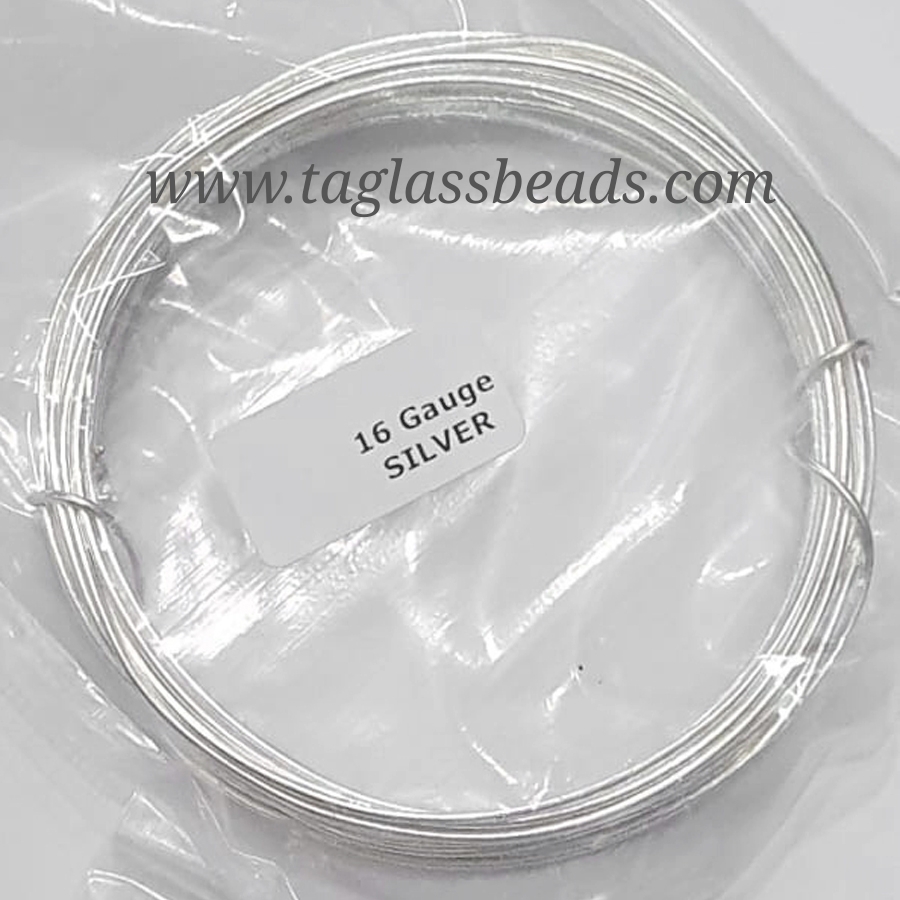 30 Gauge - Brass Wire Silver Price : $ 1.9 / Pkt Min. Order Quantity 10 Pkt