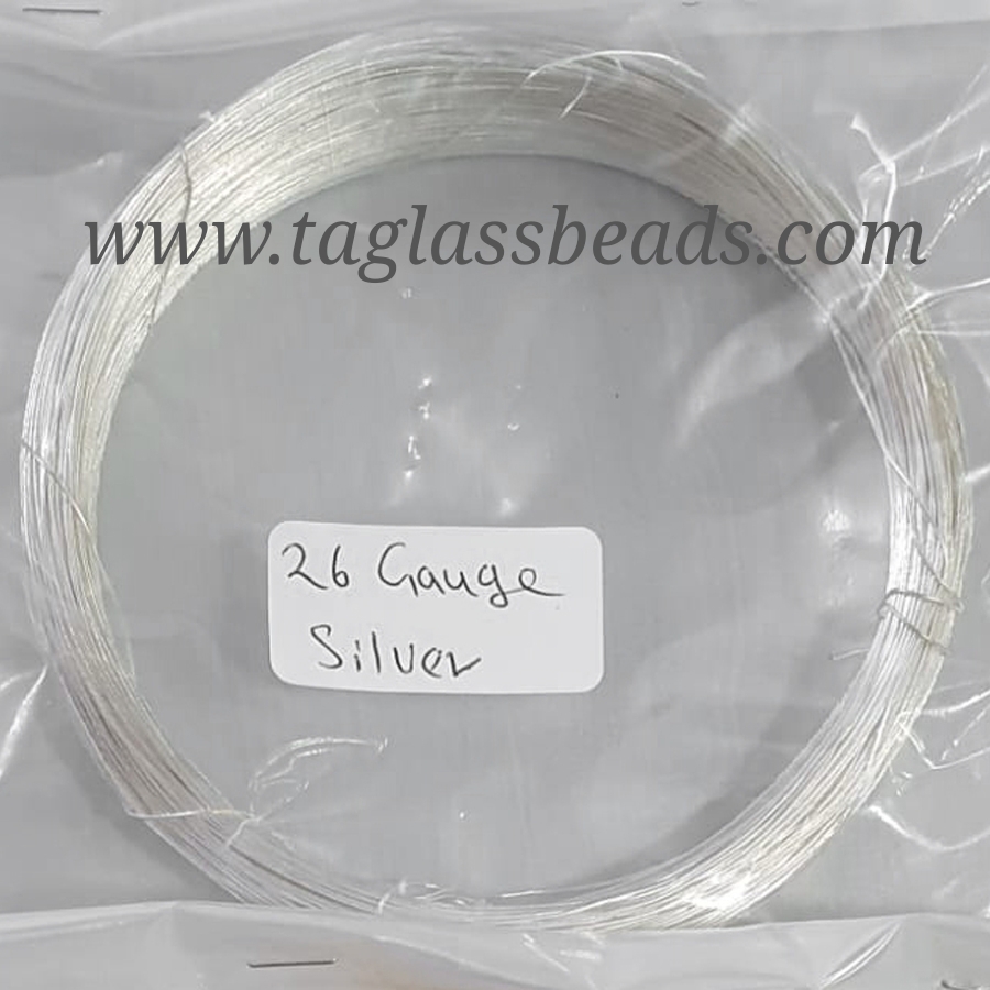 30 Gauge - Brass Wire Silver Price : $ 1.9 / Pkt Min. Order Quantity 10 Pkt