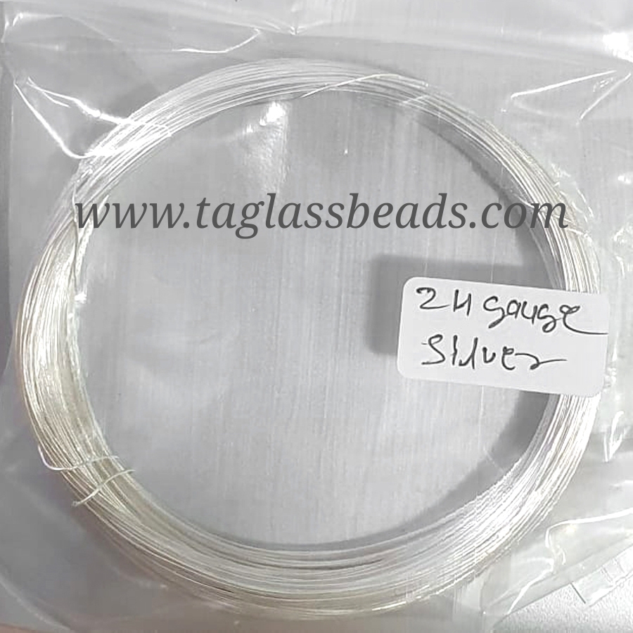 30 Gauge - Brass Wire Silver Price : $ 1.9 / Pkt Min. Order Quantity 10 Pkt
