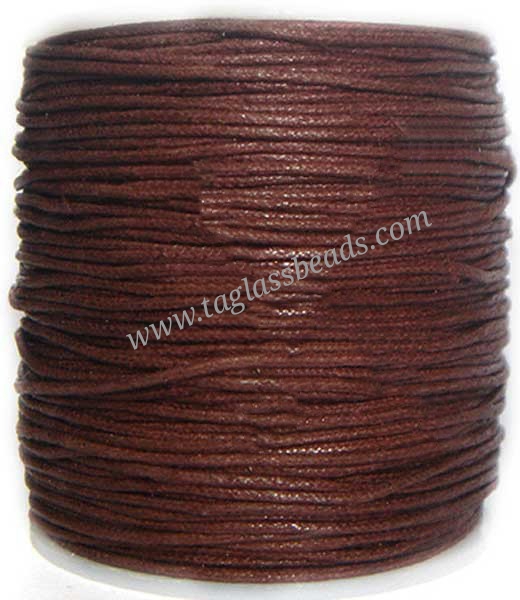 Cotton Wax Cord - Round Size 	0.5 mm to 5.0 mm