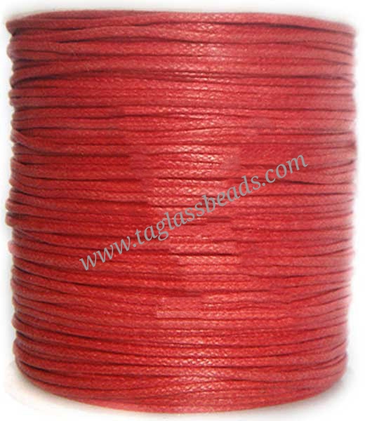 Cotton Wax Cord - Round Size 0.5 mm to 5.0 mm