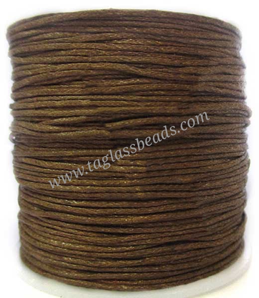 Cotton Wax Cord - Round Size 0.5 mm to 5.0 mm
