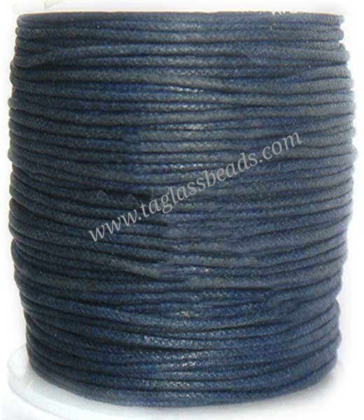 Cotton Wax Cord - Round Size 0.5 mm to 5.0 mm