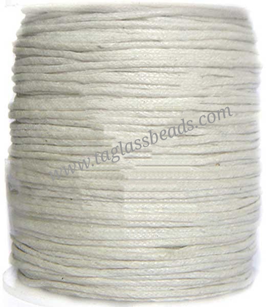Cotton Wax Cord - Round Size 0.5 mm to 5.0 mm
