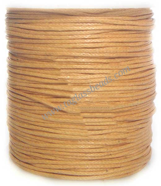 Cotton Wax Cord - Round Size 0.5 mm to 5.0 mm