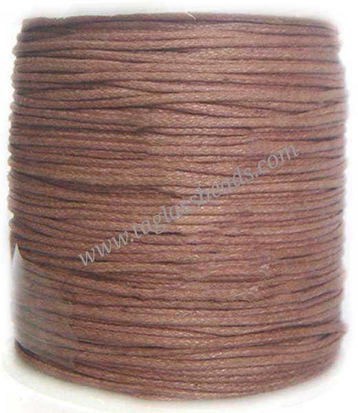 Cotton Wax Cord - Round Size 0.5 mm to 5.0 mm