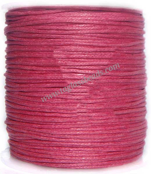 Cotton Wax Cord - Round Size 0.5 mm to 5.0 mm